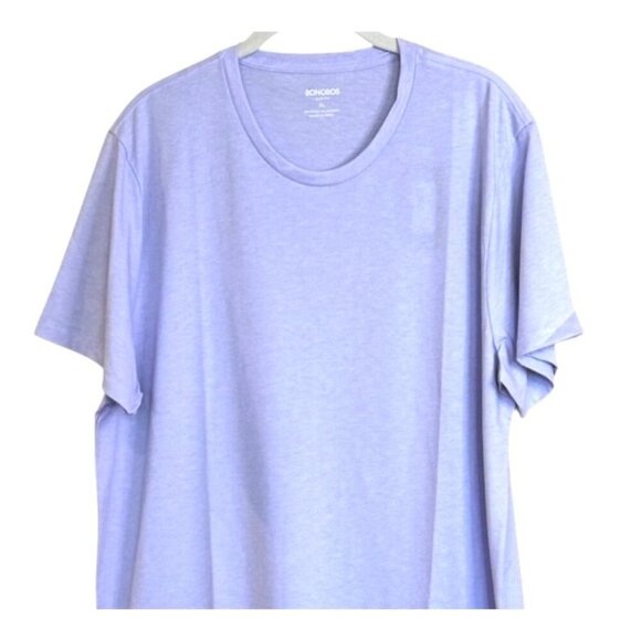 Bonobos Men's Crew Neck Tee Shirt Heather Grape Ice Slim Fit Size XL NWT - Picture 5 of 5